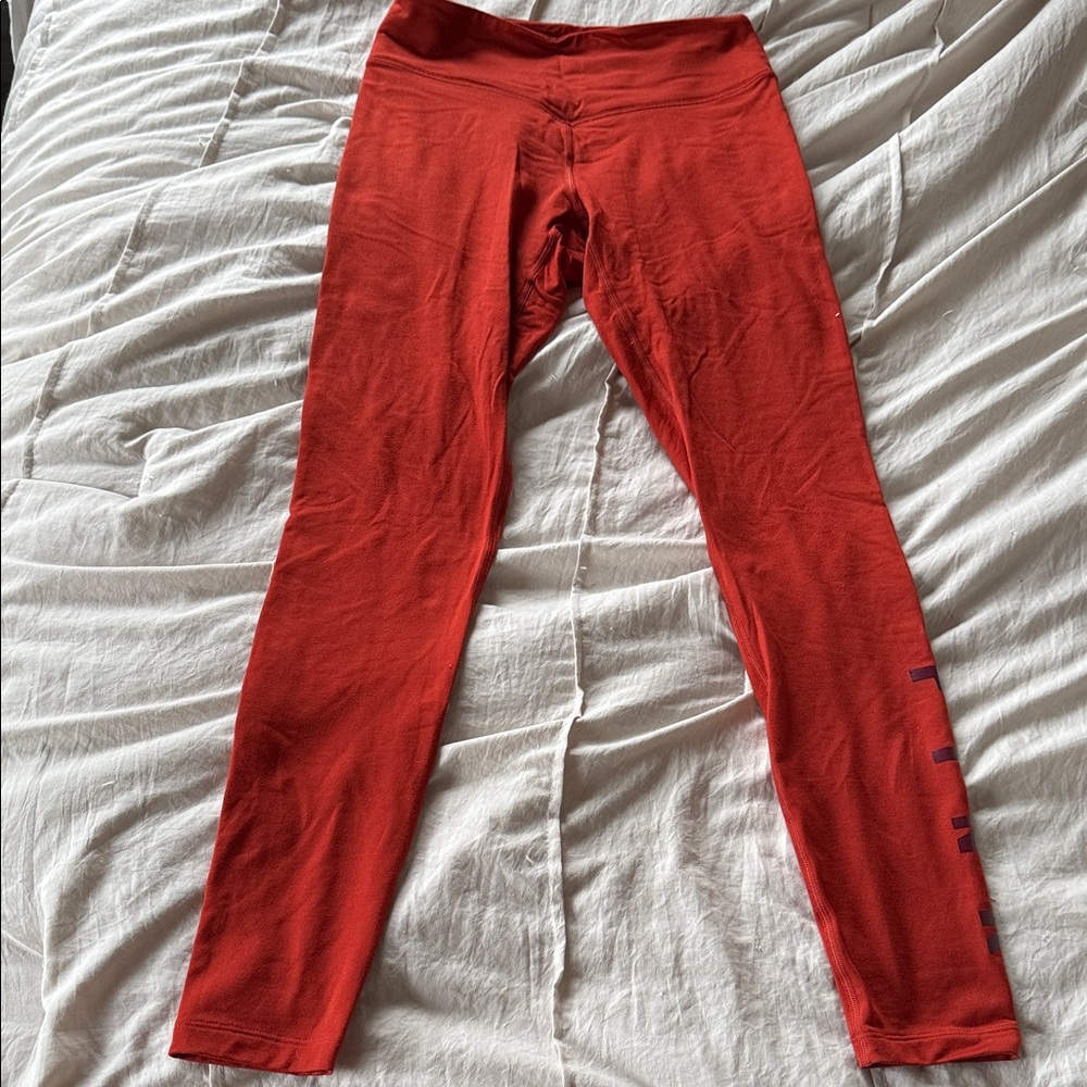 PINK Victoria's Secret Vibrant Red Kids Leggings